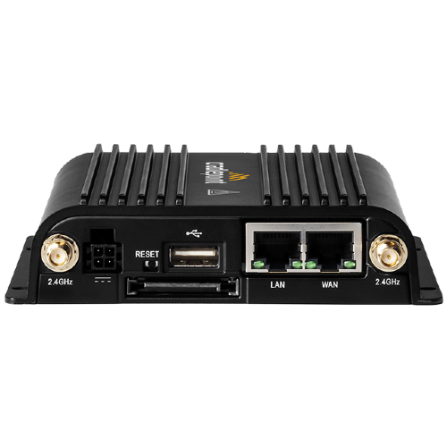 Cradlepoint IBR600C IoT Router, Cat 4, IoT Plan, 2x SMA cellular connectors, 1x GbE Ports, Dual SIM, 3 Year NetCloud