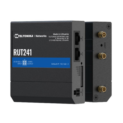 Teltonika RUT241 - Instant LTE Failover | Compact and Powerful Industrial 4G LTE Router/Firewall - Replacement for RUT240