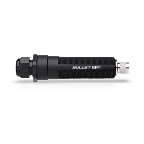 Ubiquiti Bullet, Dual Band, 802.11 AC, Titanium Series - Used for PtP / PtMP links - Uses N-Male Connector for antenna Couple