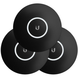 Ubiquiti UniFi Hard Cover Skin Casing, nHD-cover-Black-3, 3-Pack, Black Design, Compatiable with Access Point nanoHD, U6 Lite and U6+.