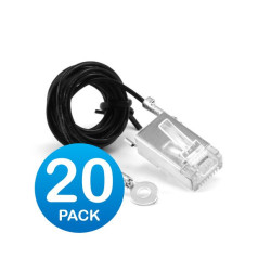 Ubiquiti TC-GND, Tough Cable RJ45 Connector, with Ground Cable, Shielded - Pack of 20x