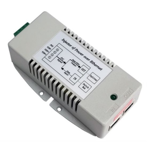 Tycon Power,TP-DCDC-1224G-4P, 9-36VDC IN, 24V 24W Gigabit Passive 4pair PoE OUT. DC to DC Converter, PoE Injector, PoE Pins 1245(+),3678 (-)