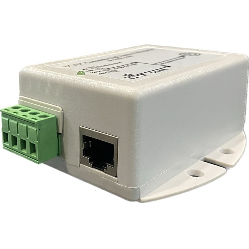 Tycon Power TP-DCDC-4824G, Converter +/-40-60VDC to 24VDC (24W),  Gigabit Passive PoE Insertion. Isolated, Shielded, Surge Protected