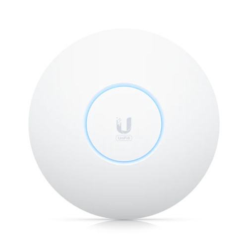 Ubiquiti UniFi U6-Enterprise WiFi 6E 4x4 MIMO PoE+ Access Point, 140m Coverage,600+ Devices 2.5GbE Uplink, Ceiling Mount for High-Density Environment