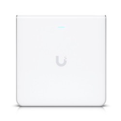 Ubiquiti UniFi Wi-Fi 6 Enterprise Sleek, wall-mounted WiFi 6E access point with an integrated four-port switch designed for high-density office networ