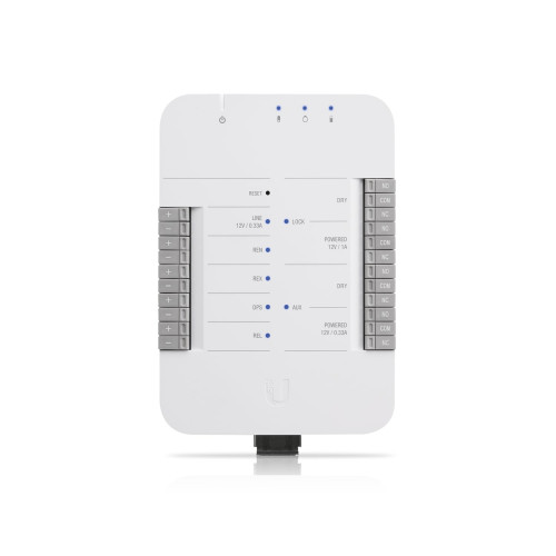 Ubiquiti UniFi Access Hub, Single Door Entry Mechanism,PoE Powered, Supports UA-LITE and UA-PRO, Four Inputs and 12v Dry Relays for Most Door Lock