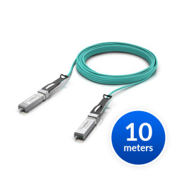 Ubiquiti 10 Gbps Long-Range Direct Attach Cable, UACC-AOC-SFP10-10M,10m Length, Long-range SFP+ Direct Attach Cable w 10 Gbps Maximum Throughput Rate.