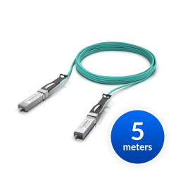 Ubiquiti 10 Gbps Long-Range Direct Attach Cable, UACC-AOC-SFP10-5M,5m Length, Long-range SFP+ Direct Attach Cable w 10 Gbps Maximum Throughput Rate.