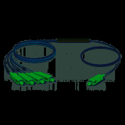 Ubiquiti UFiber Gigabit Passive Optical Network Splitter 1:4, For Use With UFiber OLT Solutions, Terminated With SC/APC Connector