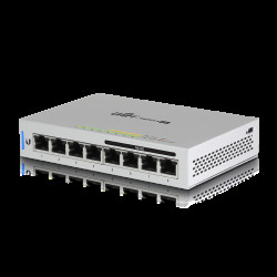 Ubiquiti UniFi Network, Switch, US-8-60W, Gen1,  8-Port, POE 48W, (4) GbE PoE,(4) GbE Ports, Layer 2, No Mount