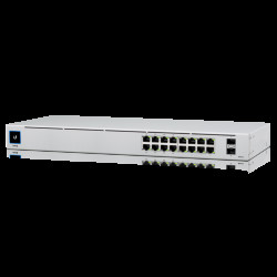 Ubiquiti UniFi Network, Switch, USW-16-POE, 16-Port, POE 42W, (16) Gb ERJ45 Ports, (2) 1G SFP Ports, Layer 2, Rack Mount