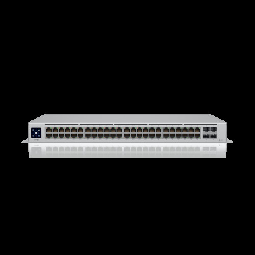 Ubiquiti UniFi Network, Switch, USW-48-POE, 48-Port, POE 195W, (48) Gb ERJ 45Ports, (4) 1G SFP Ports, Layer 2, Rack Mount