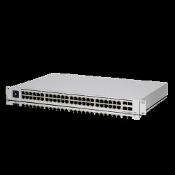 Ubiquiti UniFi Network, Switch, UniFi Network, USW-Pro-48, 48 Port, No POE, (48) GbE Ports, (4)10G SFP+ Ports, Layer 3, Rack Mount