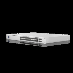 Ubiquiti UniFi Network, Aggregation Switch, USW-Pro-Aggregation, 28-Port, (28) 10G SFP+ Ports, (4) 25G SFP 28 Ports, Layer3, Rack Mount