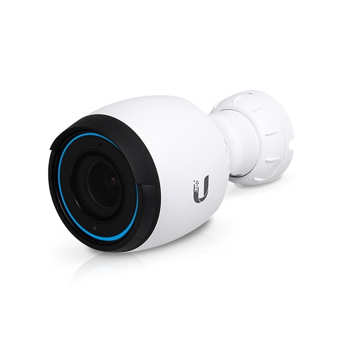 Ubiquiti UniFi Protect UVC-G4-PRO, IR Night Vision, 4K Resolution, 3x Optical Zoom, IP67 Weatherproof, LED Notification Ring, Metal Housing