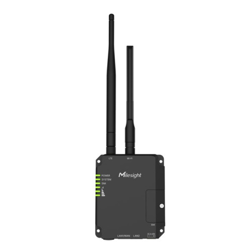 Milesight Industrial 4G Router, CAT4 LTE, 2x PoE Output Ports, ARM Cortex A7 CPU, Single SIM, NBN LTE Failover