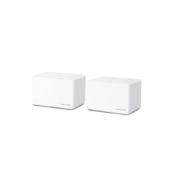 Mercusys Halo H80X(2-pack) AX3000 Whole Home Mesh WiFi 6 System, 3000 Mbps Dual Band Wi-Fi, Up to 460 Square Meters, 574/2402 Mbps, MU-MIMO, BeamF