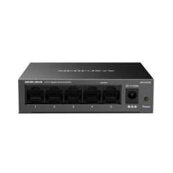 Mercusys MS105GS 5-Port Gigabit Desktop Switch, 5×10/100/1000 MbpsRJ45 port Supporting Auto-MDI/MDIX