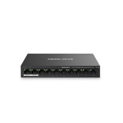 Mercusys MS110P 10-Port 10/100Mbps Desktop Switch with 8-Port PoE+, Up to 250 m