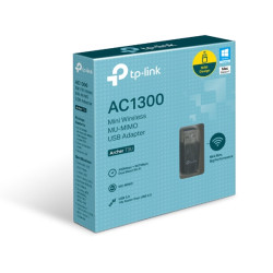 TP-Link Archer T3U AC1300 Mini Wireless MU-MIMO USB Adapter,Mini Size, 867Mbps at 5GHz + 400Mbps at 2.4GHz, USB 3.0