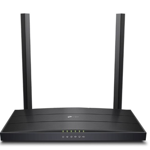 TP-Link Archer VR400 AC1200 Wireless VDSL/ADSL Modem Router 1.2Gbps 867Mbps @ 5GHz 300Mbps @ 2.4GHz 3xLAN 1xWAN 1xUSB 1xRJ11 Carton QTY 10