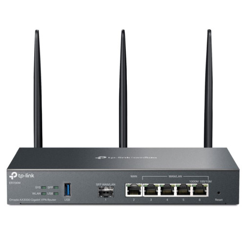 TP-Link ER706W-4G Omada 4G+ Cat6 AX3000 Gigabit VPN Router