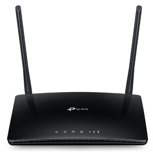 TP-Link TL-MR6400 N300 Wireless N 3G/4G LTE Router 2.4GHz (300Mbps) 802.11bgn 3x100Mbps LAN 1x 100Mbps 4G SIM Slot, Band5Band28