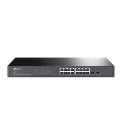 TP-Link TL-SG2218 JetStream 16-Port Gigabit Smart Switch with 2 SFP Slots, Support Omada SDN, L2/L3/L4 QoS, Static Routing,Rack Mountable