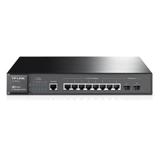 TP-Link TL-SG3210  JetStream 8-Port Gigabit L2 Managed Switch with 2 SFP Slots Omada