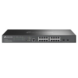 TP-Link SG3218XP-M2, Omada 16-Port 2.5G and 2-Port 10GE SFP+ L2+ Managed Switch with 8-Port PoE+