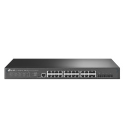 TP-Link TL-SG3428X-M2 JetStream 24-Port 2.5GBASE-T L2+ Managed Switch with 4 10GE SFP+ Slots, Omada