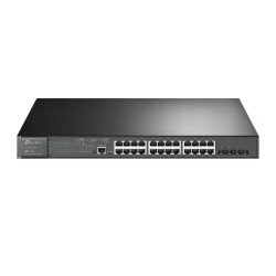 TP-Link TL-SG3428XMP JetStream 24-Port Gigabit and 4-Port 10GE SFP+ L2+ Managed Switch with 24-Port PoE+, Omada