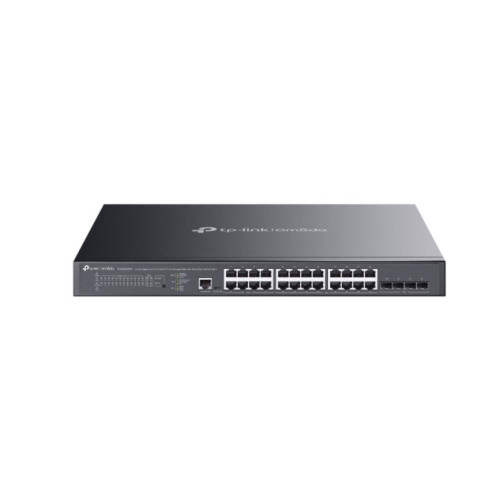 TP-Link SG3428XMPP Omada 24-Port Gigabit and 4-Port 10GE SFP+ L2+ Managed Switch with 16-Port PoE+  8-Port PoE++