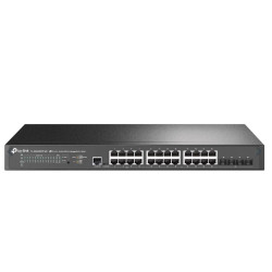 TP-Link TL-SG3428XPP-M2 JetStream 24-Port 2.5GBASE-T and 4-Port 10GE SFP+ L2+ Managed Switch with 16-Port PoE+  8-Port PoE++ by Omada SDN