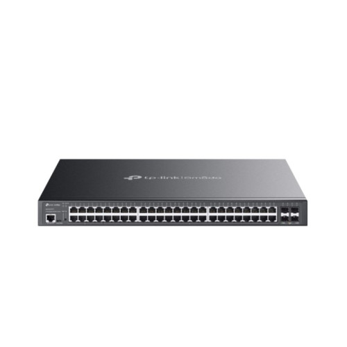 TP-Link SG3452XMPP Omada 48-Port Gigabit and 4-Port 10GE SFP+ L2+ Managed Switch with 40-Port PoE+  8-Port PoE++