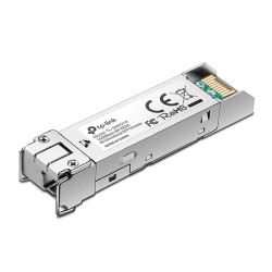 TP-Link 1000Base-BX WDM Bi-Directional SFP Module (TL-SM321A-2) TX: 1550nm, RX: 1310nm, Up to 2KM Transmission Distance, LC Simplex