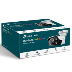 TP-Link VIGI 5MP C350(4mm) Full-Colour Bullet Network Camera, 4mm Lens, Smart Detection, 3YW(LD)