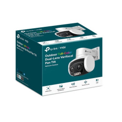 TP-Link VIGI 4MP C540V Outdoor Full-Color Dual-Lens Varifocal Pan Tilt Network Camera,Two-Way Audio, Smart Detection 3YW (LD)