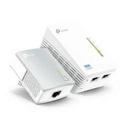 TP-Link TL-WPA4220 KIT 300Mbps AV600 Wi-Fi Powerline Extender Starter Kit 600Mbps HomePlug AV 300Mbps Wireless 2x100Mbps LAN 2.4GHz 802.11bgn 300m ran