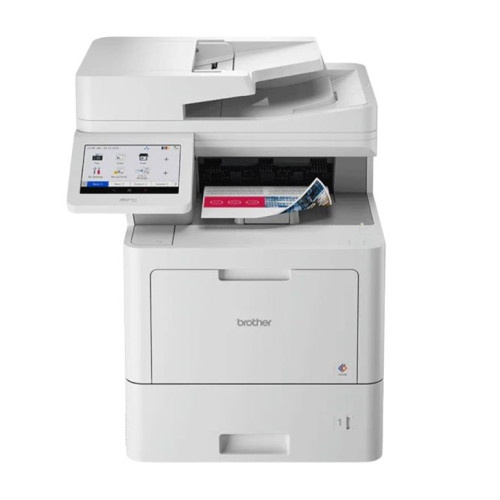 Brother MFC-L9630CDN Colour Laser Multi-Function Printer. Up to 600 x 600 dpi, 2,400 dpi class (2400 x 600) quality, 520 sheets of 80 gsm plain paper