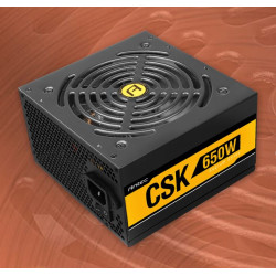 Antec CSK 650W 80+ Bronze, up to 88% Efficiency, Flat Cables, 120mm Silent Fans, 2x PCI-E 8Pin, Continuous power PSU, AQ3