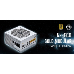 Antec NE 850w 80+ Gold, Fully-Modular, LLC DC, White 1x EPS 8PIN, 120mm Silent Fan, Japanese Caps, ATX Power Supply, PSU, 7 Years Warranty