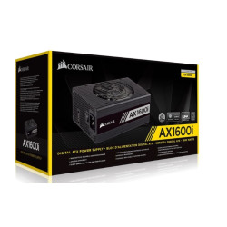 Corsair 1600W AX 80+ Titanium Digital Fully Modular 140mm FAN, ATX Power Supply, PSU, Years Warranty.