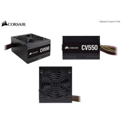 Corsair 550W CV Series CV550, 80 PLUS Bronze Certified, Up to 88% Efficiency,  Compact 125mm design easy fit and airflow, ATX PSU (LS) > CV650