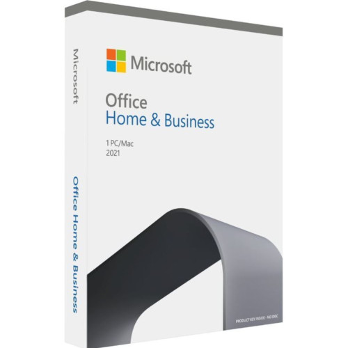 Microsoft Office Home and Business 2021 English APAC Medialess Retail New. Word, Excel, Power Point, Outlook for PC and Mac