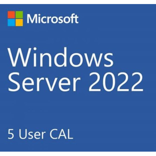 Microsoft Server Standard New 2022 * - 5 Users CAL Pack OEM, Use with SMS-WINSVR22