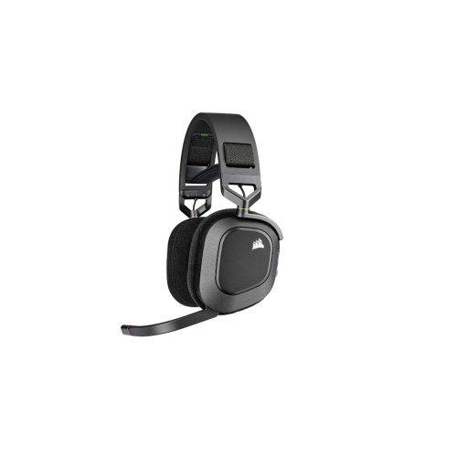 Corsair HS80 Max Wireless Steel Gray Dolby Atoms 3D, Pulse Sound, Slipstream Wireless 65hrs, 50ft Spatia Dolby Atoms, PC,PS5, Headphones.