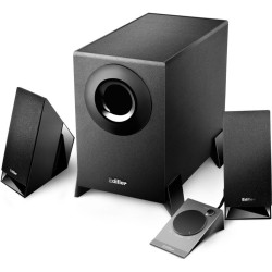 Edifier M1360 2.1 Multimedia Speakers - 3.5mm AUX/4INCH Subwoofer/Remote/RCA Remote Control input Black (LS)