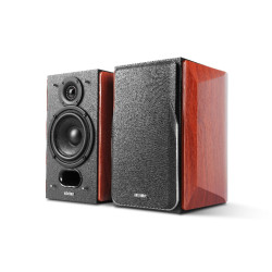 Edifier P17 Passive Bookshelf Speakers - Premium Wooden Enclosures/3/4inch Silk Dome Tweeters/4inch Bass Drivers/Wall-mount Brackets