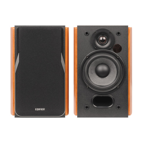 Edifier R1380DB 2.0 Professional Bookshelf Active Speakers - Bluetooth/Optical/Coaxial, Line In Connection/Wireless Remote Brown